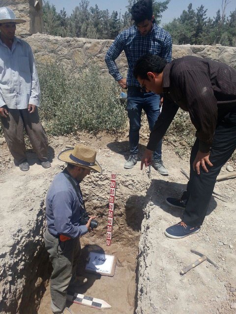 کشف سازه سلجوقی در عرصه تابران توس کشف سازه سلجوقی در عرصه تابران توس