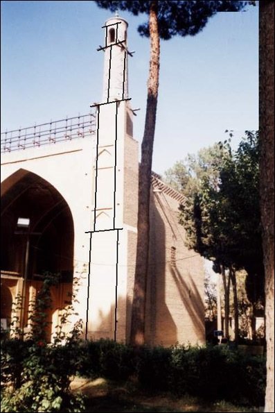 چیدمان پیوسته، نرم و سبک در طاق ها در مسجد جامع اصفهان