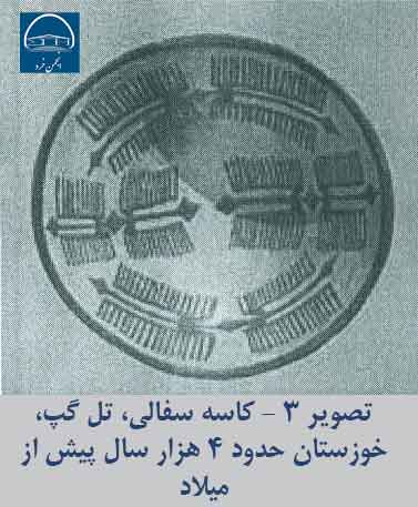 تصویر 3 - کاسه سفالی، تل گپ، خوزستان حدود 4 هزار سال پیش از میلاد
