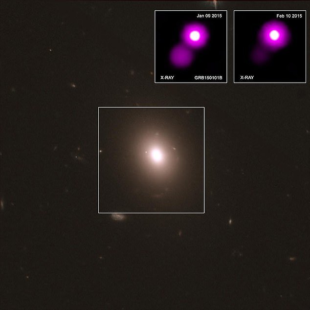  کشف جدید موسوم به "GRB150101B"، یک انفجار گاما- ری است