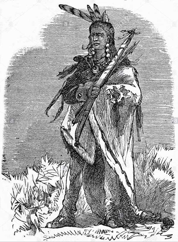 پونتیاک رئیس قبیله سرخپوستان شمال دریاچه‌های بزرگ 1720 - 1769