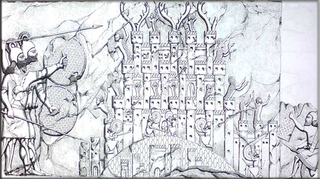 لشکرکشی به داخل خاک ماد توسط سارگون دوم 