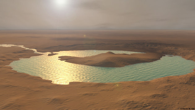 دریاچه ای باستانی در مریخ                                                                                                                                                                                                                                                                                   
