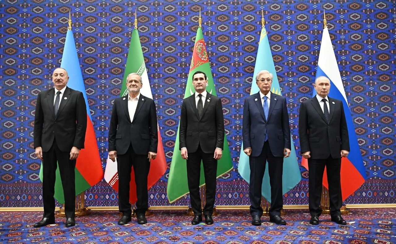 اجلاس محیط زیست دریای خزر با حضور سران پنج کشور ساحلی آغاز شد