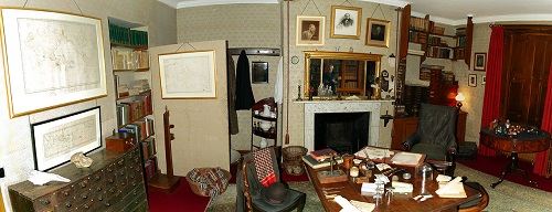 نمایی از محل کار داروین