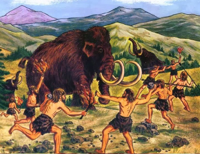 بازسازی نحوه شکار بین انسانهای اولیه، احتمالا حین شکار بعضی‌ها ناخواسته زخمی می‌شده‌اند.