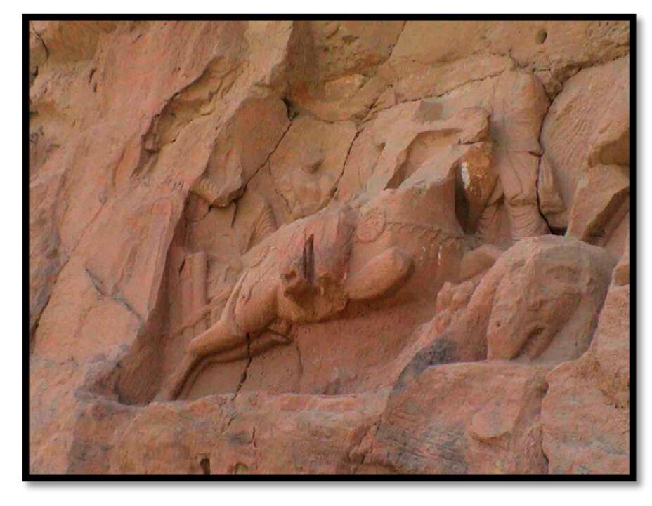 نقش برجسته ساسانی، پل خمری در افغانستان