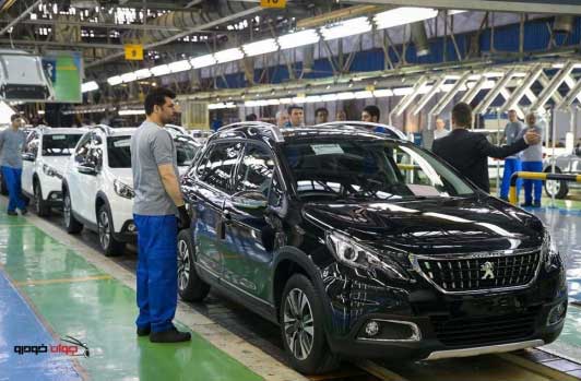 خط تولید پژو 2008