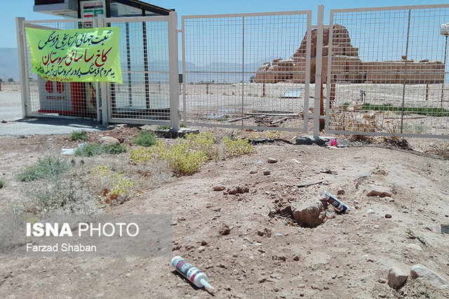 حال و روز کاخ ساسانی سروستان مساعد نیست