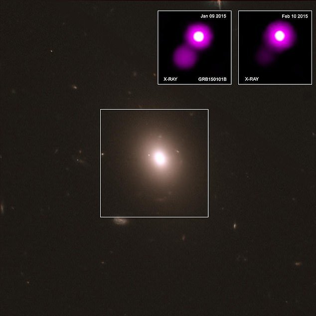  کشف جدید موسوم به "GRB150101B"، یک انفجار گاما- ری است