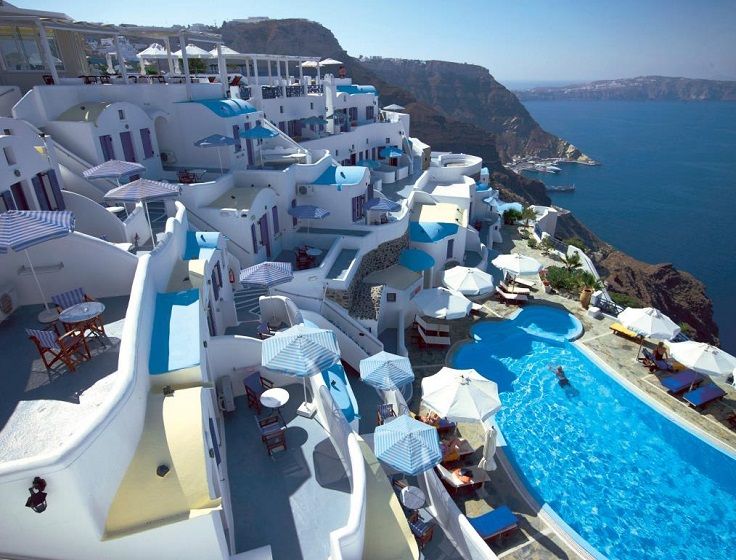 منظره از جزیره سانتورینی