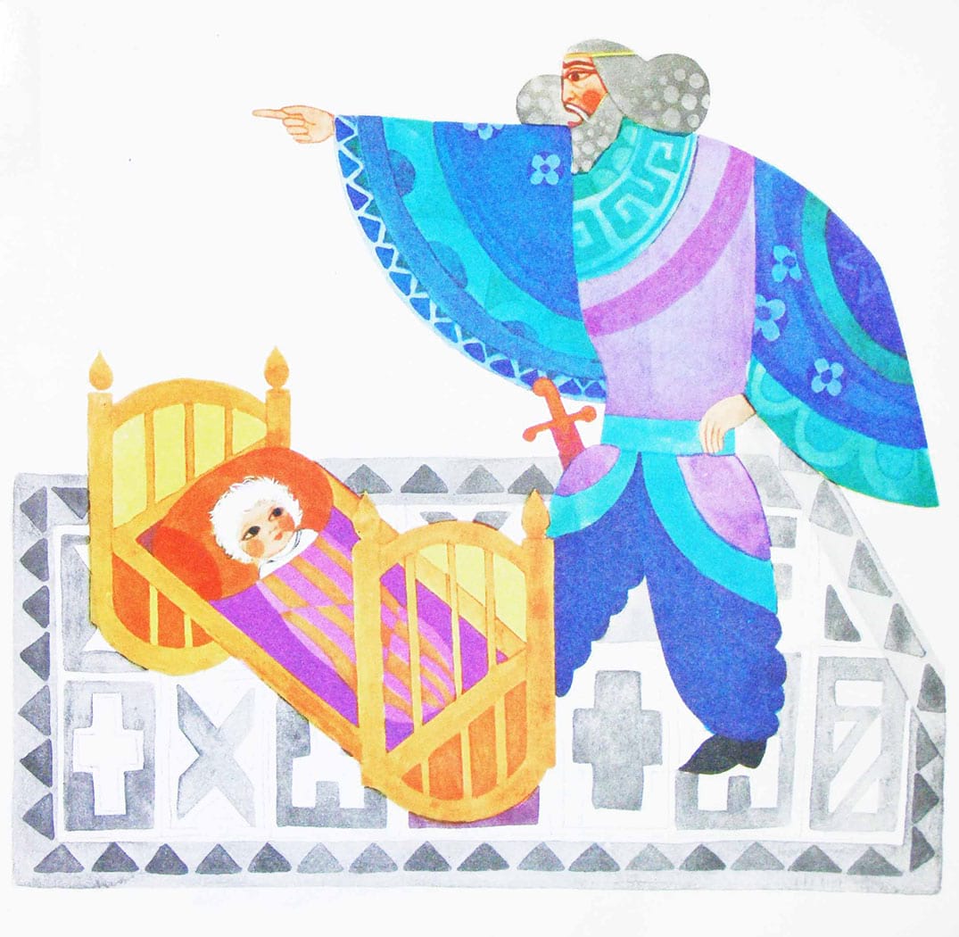 طرحی از داستان زال در شاهنامه