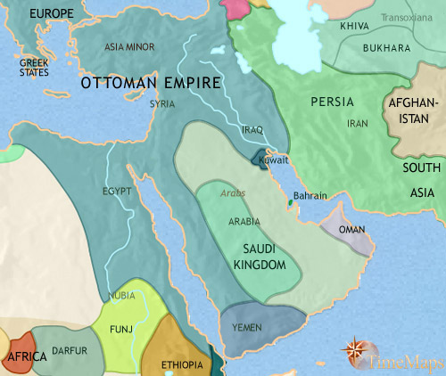 خاورمیانه در 1788                                                                                                                                                                                                                                                                                           