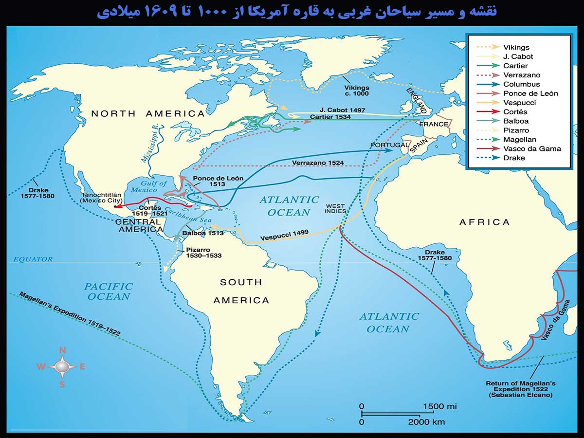 تاریخ ایالات متحده آمریکا ( بخش دوم: دلایل گشایش راه اقیانوس اطلس)