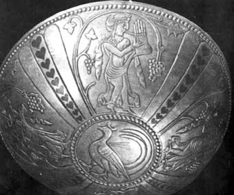 ظرف مکشوفه از ناحیه سغد قدیم