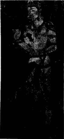 تصویر زنی چنگ زن از پنجکنت سده هفتم میلادی