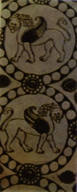 بازسازي نقش يك لباس از دوره ساساني بافندگی ساسانیان