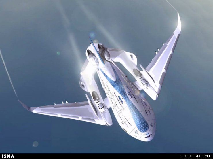 طراحی هواپیمای مفهومی سه‌طبقه‌ای