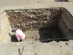 کاوش‌های باستان‌شناسی در راسته بازار قزوین 