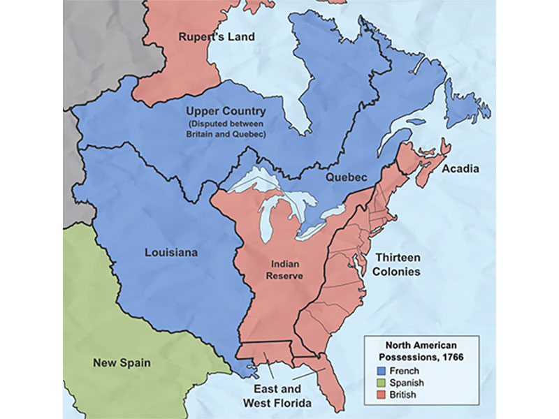 تاریخ ایالات متحده آمریکا (بخش هفتم: رقابت استعمارگران در آمریکای شمالی- قسمت دوم)