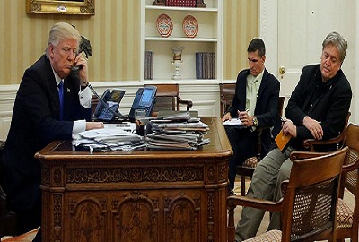 اخراج دست راست ترامپ