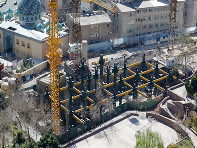 شرکت عمران تکلار عملیات ساخت برج غیرقانونی هرمزان را شتاب بخشید.